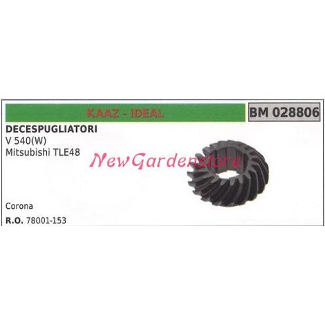 Par de engranajes cónicos KAAZ rueda dentada V 540(W) 028806