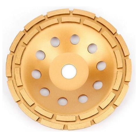 Diamant Meule 230 x 22,2 mm - Turbo Diamant Meule Boisseau pour Béton, Granit, Pierre, Marbre, Pierre, Maçonnerie, Brique, Crépi, Béton ciré (1/4)