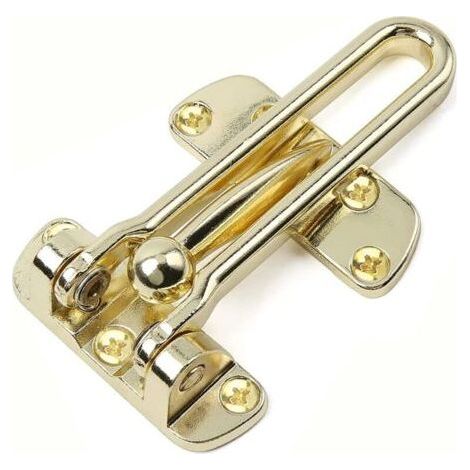 anti-theft door hinge, child protection door lock stopper, oscillating bar, gold (1/4)