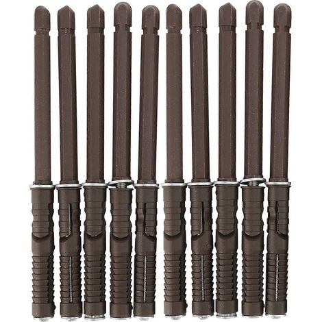 Supports d'étagère flottante - Lot de 10 supports invisibles en bois robuste, fixations réglables, supportant jusqu'à 54 kg (120 lb). (1/5)