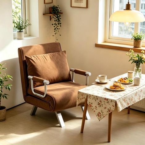 Fauteuil confortable pour salon, canapé-lit convertible, fauteuil 1 place, chaise longue (uniquement avec canapé-lit convertible 1 place) (1/5)