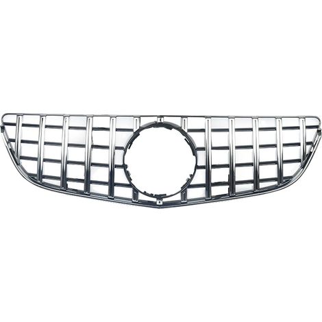 Parrilla delantera, compatible con los modelos E Class Coupé, construcción duradera en ABS, como se muestra. (1/2)