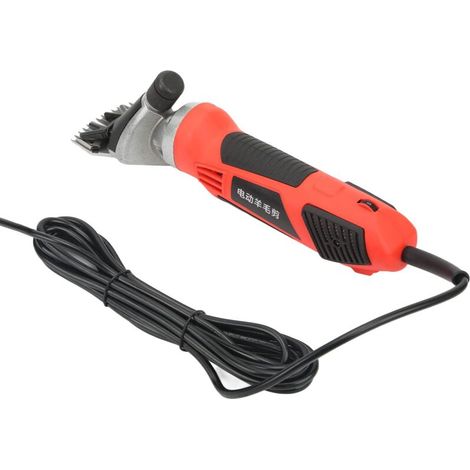 Forbici per pecore da 1000 W, 6 velocità, controllo ad alta potenza, tosatrice elettrica per lana, forbici professionali per la toelettatura, ABS robusto in acciaio ad alto tenore di carbonio (spina U (1/5)