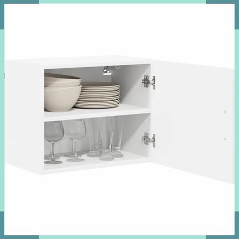884895 Armoire de cuisine 2 pcs Blanc 50 x 31 x 40 cm (1/5)