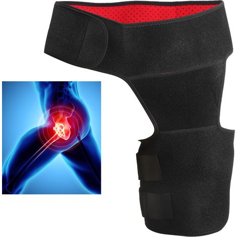 Bande de hanche ajustable pour douleur inguinale - Support de compression pelvienne (1/5)