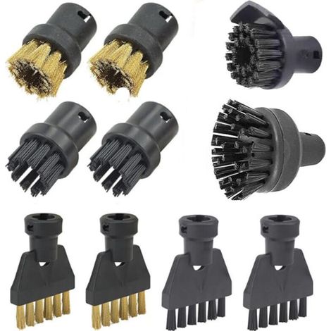 Set di 8 accessori a vapore compatibili con Kärcher SC1, SC2, CTK10, SC3 a SC7 – set completo per una pulizia intensiva. (1/4)