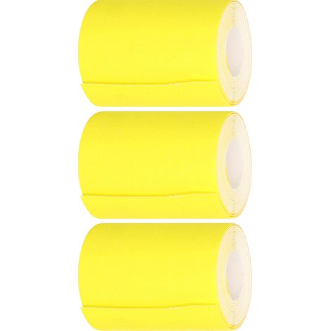 Rouleau de Papier de Verre Grain 120 pour Bois, 3 Rouleaux Abrasifs pour Ponçage Meubles et Surfaces