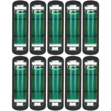 10 mini niveaux à bulle en plastique de haute précision pour trépied d'appareil photo horizontal (1/5)