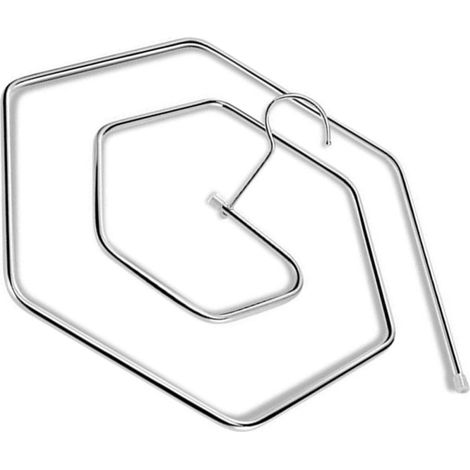 Cintre spiralé en acier inoxydable et pour draps couvertures (1/5)