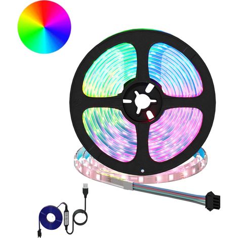 LED Streifen 2 pcs Schwarz und Transparent 4700 mm