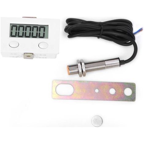 Compteur à induction magnétique 5 chiffres LCD - Capteur métallique BEM-5c12φ - Plage 0-99999 (1/5)