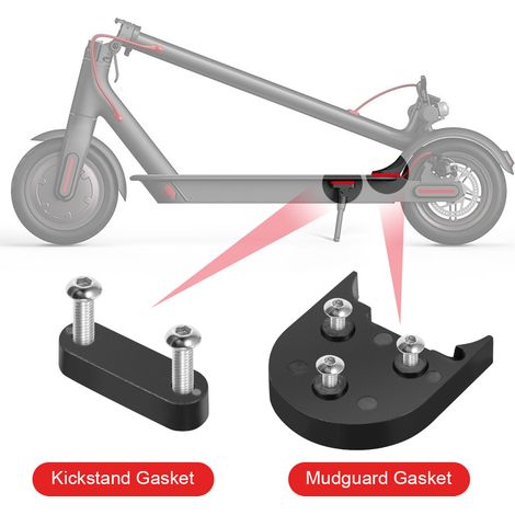 Scooter électrique 10 pouces pneu roue garde-boue entretoise béquille arrière support de garde-boue joint de remplacement pour Xiaomi M365 accessoires (1/5)