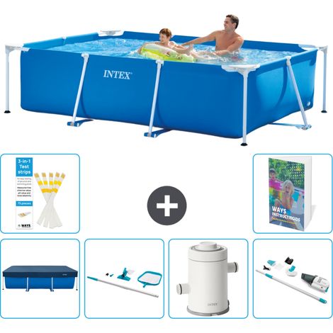 Rechteckiger Frame Pool - 260x160x65 cm - 7-teilig S83
