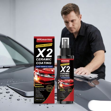Autolack-Spray – Revitalisiert und hellt den Autolack auf mit einer praktischen, täglichen Nano-Beschichtung für einfache Pflege – 100 ml -- DTEKGAZ (1/5)