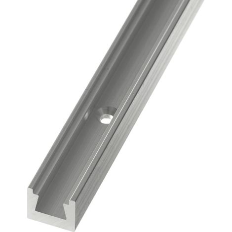 Keilverbinderschiene gebohrt, 115 mm, Aluminium blank (1/5)