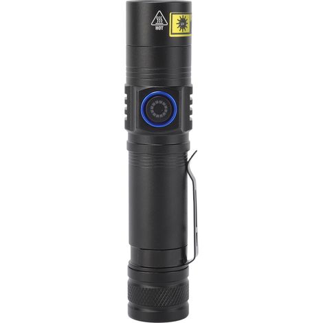 Wiederaufladbare 365-nm-UV-LED-Taschenlampe, energiesparender tragbarer Detektor für Skorpione und Fluoreszenz (1/5)