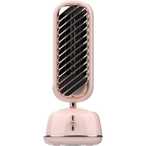 Humidificador giratorio silencioso, enfriador de aire - Rosa