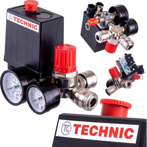 PRESOSTATO PL230-2 Presostato 230V con reductor + 2 conectores rápidos (1/5)