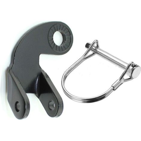 Attache Remorque Velo, 2 Pièces Attelage Remorque Velo, Attelage Velo, d'Attelage de Remorque de Vélo, pour Remorque Velo Enfants, Remorque Velo Chien, Remorque Velo Cargo (1/5)