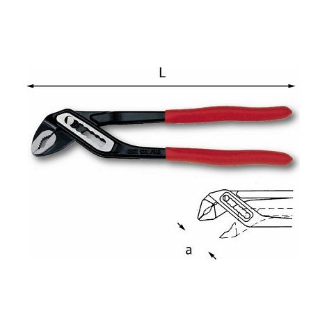 USAG 180 C300 U01800011 PINZA REGOLABILE A CERNIERA CHIUSA