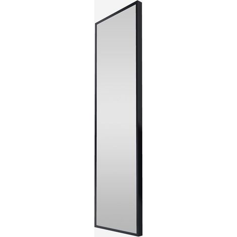 Wandspiegel mit schlichtem Design aus Holz 80x180 Astana C - Schwarz