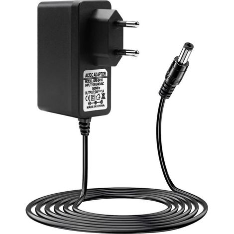 Secteur 24V 1A 24W avec Câble 1 m, Alimentation AC 100-240V vers DC 24V Centre Positif, Prise 5,5 x 2,1 mm pour Bande LED, Humidificateur, Diffuseur, Appareils 24V DC (1/5)