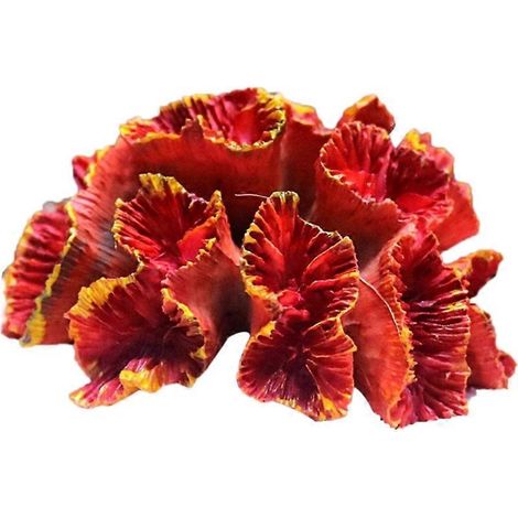 Décoration résine corail artificiel pour aquarium, plante écologique, sûre et inoffensive, ornement naturel non toxique. (1/4)