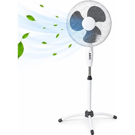 Ventilateur sur pied - SANS MARQUE - Modèle générique - 40 cm - 45 W - Hauteur réglable (1/5)