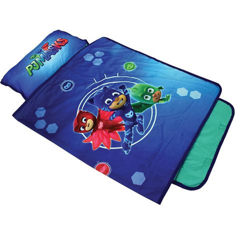 Tapis de sieste pyjamasques bleu facile à transporter (1/3)