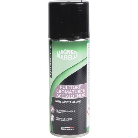 QUANTUM ENERGY Marelli Spray Pulitore Acciaio e Alluminio 200 ml Detergente (1/4)