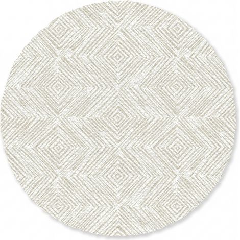 ALFOMBRA Abstracto - Diamantes - Beige 120x120 cm (1/5)