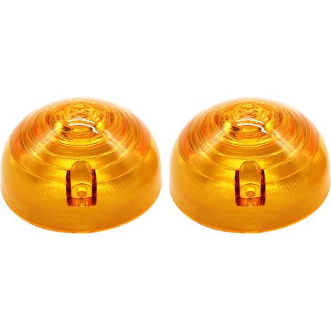 Couvercle d'objectif de remplacement pour frein arrière, 2 pièces, pour Land Rover Defender 90 110, ambre (1/5)