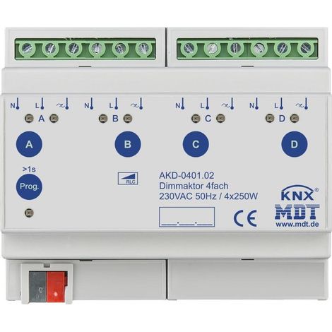 MDT technologies Dimmaktor 4-fach 6TE REG AKD-0401.02 (1/5)
