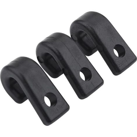 10 pcs Crochet d'arrimage Divers accessoire de portail, en ABS, pour kayak, canoë, bâche et embarcation (1/4)