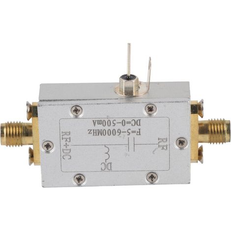DC 5–6000 MHz HF-Polarisationsblocker, Elektronische Bauteile aus Aluminiumlegierung, Industriebedarf – Crezuo