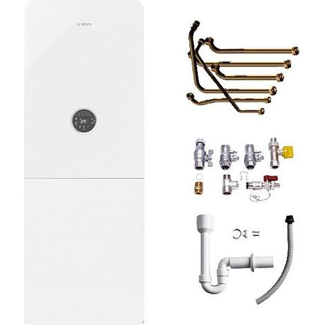 Bosch Gas-Brennwert-Basic-Paket Condens Bopa GC-B5307, GC5300i WM 24/100S, 24kW, waagerechter Anschluss, Basis-Modul CS 35