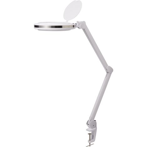 TOOLCRAFT TO-7567479 TOOLCRAFT 730 lm 127 mm (5 Zoll) Dimmbare LED-Lupenleuchte mit Klemme 8D 3X Ver