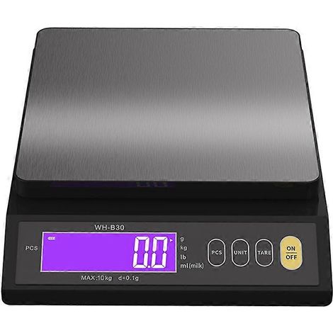 Multifunktionale digitale elektronische Küchenwaage für den Hausgebrauch, Edelstahl, mit LCD-Display, C (1/5)