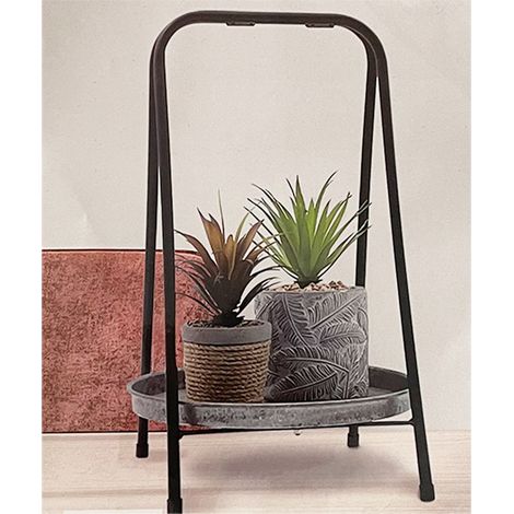 Metall Blumenhocker Blumenbank  Ø25,5 x H32cm-M776830 (1/2)