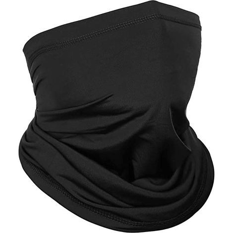 Neckband-style face mask/scarf, unisex, UV-protective, soft and windproof, suitable for hiking, cycling and running. (1/4)