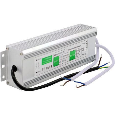 Alimentatore per lampione a LED da 12V 150W, impermeabile IP67, per uso esterno - Crezuo