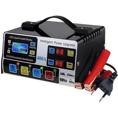 Compatible avec un chargeur de batterie de voiture 400A, un chargeur de batterie haute puissance 12V/24V, prise standard européenne. (1/5)