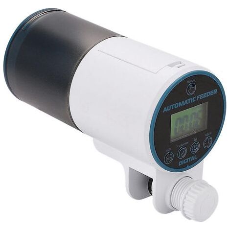 Distributeur automatique de nourriture pour aquarium, distributeur intelligent à minuterie pour petits poissons rouges, type fermé (1/5)
