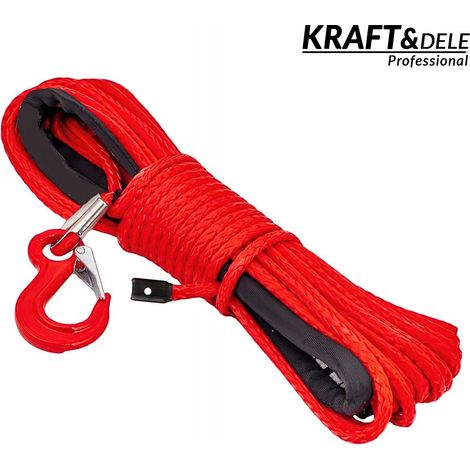 Fune sintetica Dyneema per verricello 8 mm 24 m 6800 kg Kraft&Dele (1/5)
