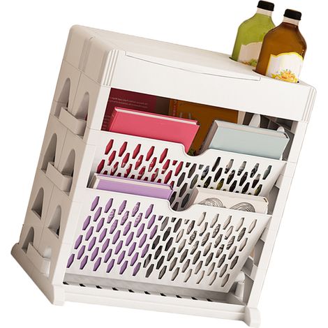 Étagère de rangement pour livres, petite bibliothèque, grande capacité, accès facile, idéale pour le salon et la chambre, double rangée, 2 niveaux, blanche. (1/5)