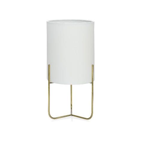 ANDREA HOUSE IL68062 Lampara Gatsby Latón Blancaø15X30Cm - ref: IL68062
