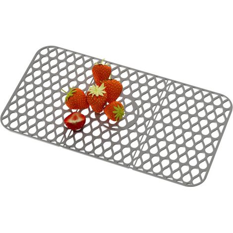 Tappetino protettivo in silicone per lavello da cucina, 66x35 cm, per piani di lavoro di cucina e bagno.