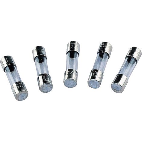 Fusibile rapido 5a 250vac Misure 5x20mm Vetro omologato Zks-5a