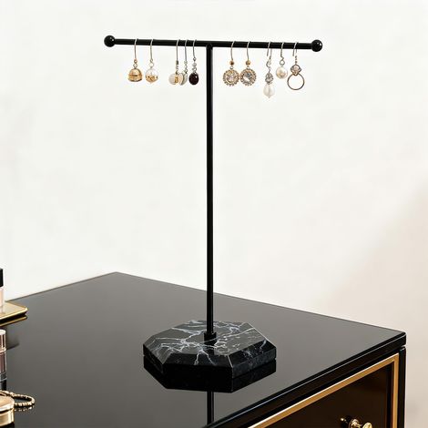 Support de collier : organisateur de collier en métal pour décoration d'intérieur (1/4)