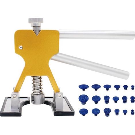 Kit di riparazione ammaccature Kit multifunzionale per la riparazione di ammaccature auto Con vari estrattori per ammaccature, pellicole e impugnature antiscivolo Riutilizzabile (1/5)